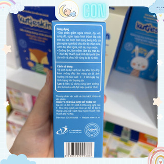 Kem chàm sữa cho bé Kutieskin 30g
