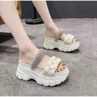 Dép bm 1 dây đá phối ngọc hàng cao cấp
