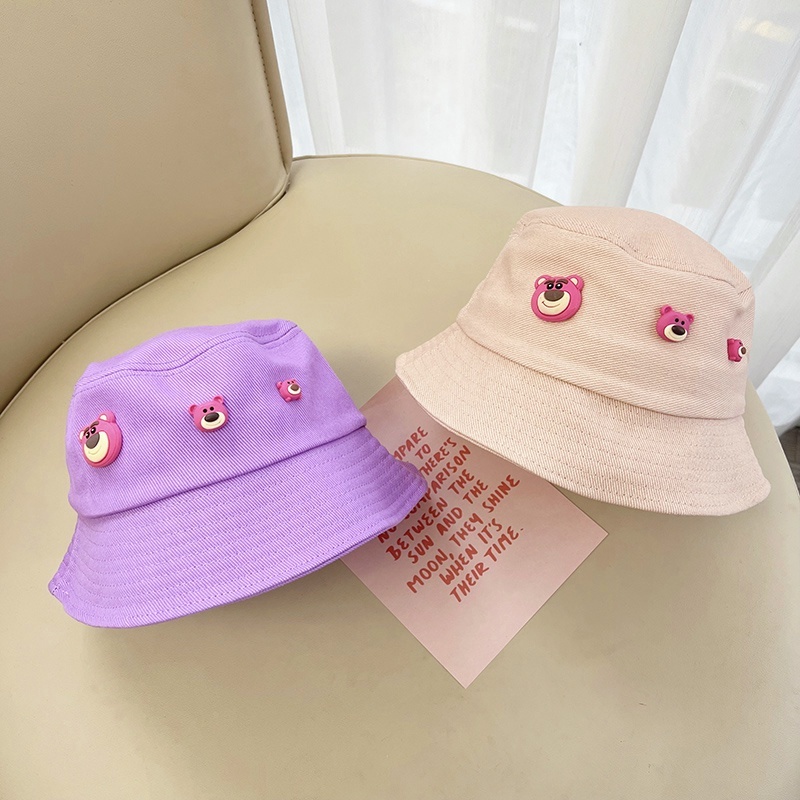 Mũ trẻ em có dây đính sticker cho bé từ 2 - 5 tuổi, M189
