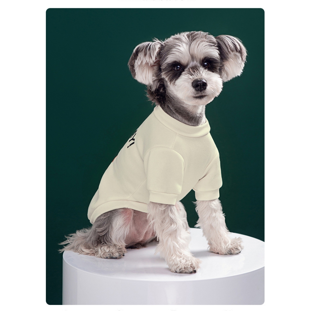 Áo cho chó mèo chất liệu vải nỉ nhung ấm áp,hình gấu Gooday dễ thương,phong cách Hàn Quốc