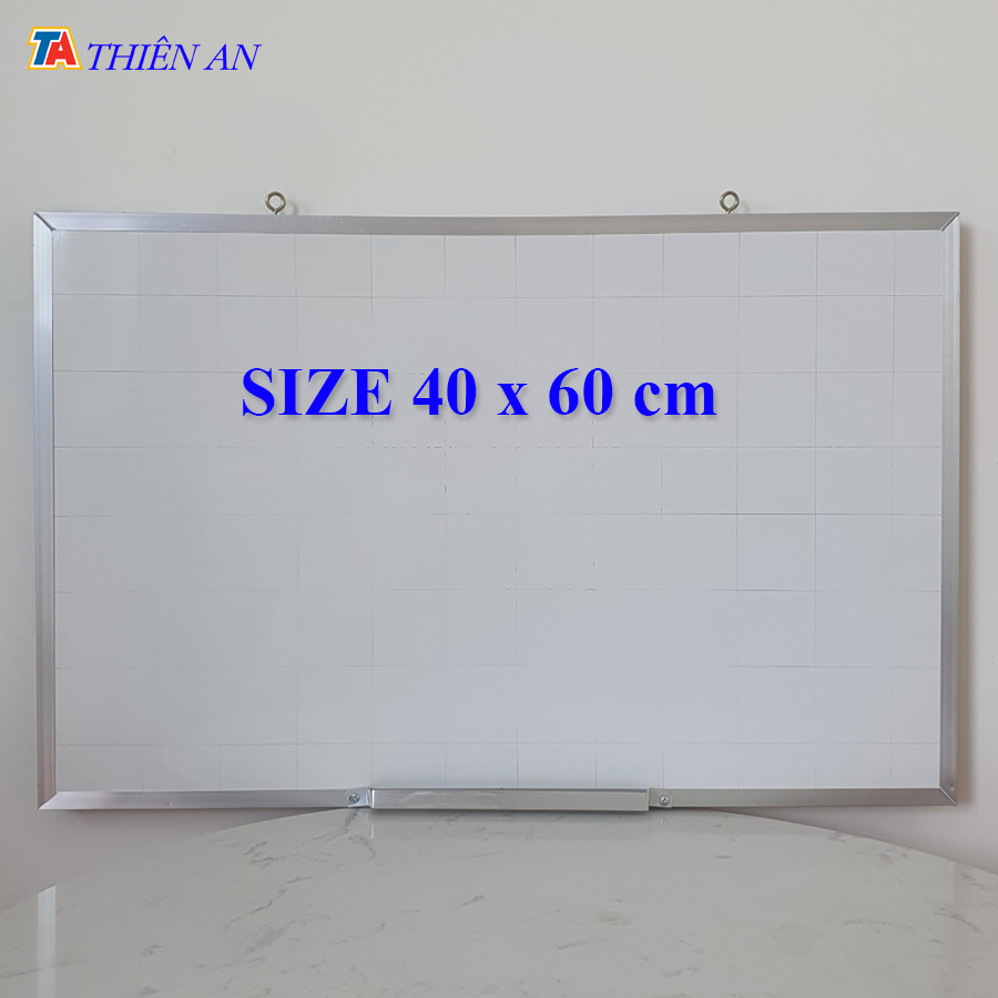 Bảng Viết Bút Lông Bảng Trắng Viết Bút Lông Treo Tường SIZE 40x60 cm - Bảng Mica Trắng Viết Bút Lông Thiên An