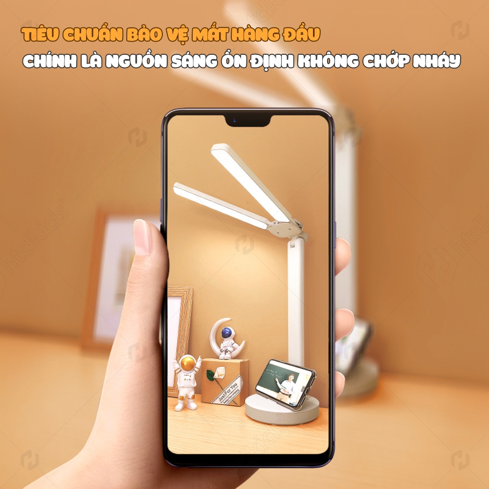 💥 Đèn học HTDkids D100  để bàn chống cận thị bảo vệ đôi mắt khỏe mạnh