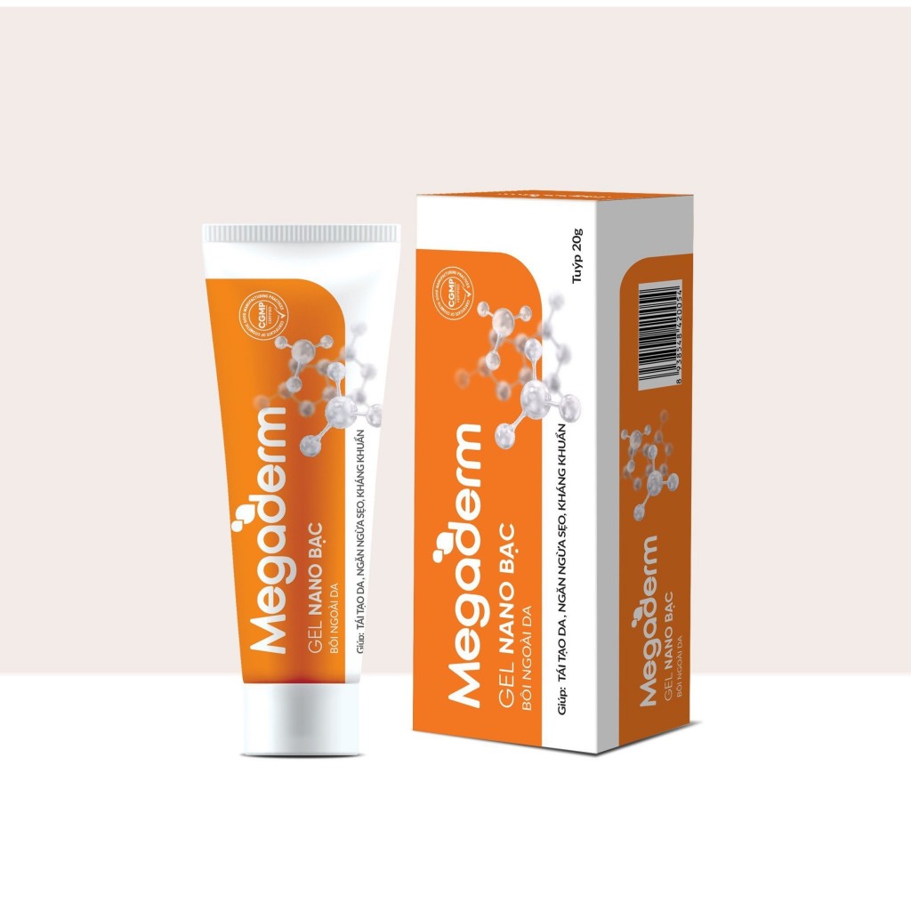 Kem Bôi Da Nano Bạc Megaderm Giảm Ngứa, Hỗ Trợ Kháng Khuẩn Da, Giảm Bong Tróc, Mau Lành Da - Dr.Hoàng Vũ