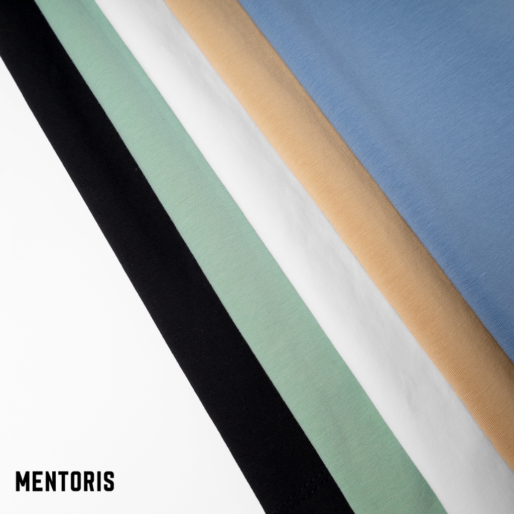 Áo thun cotton nam Mentoris mẫu phông trơn co giãn 4 chiều,chất liệu mềm mịn, form Regularfit,trẻ trung năng động MTS01