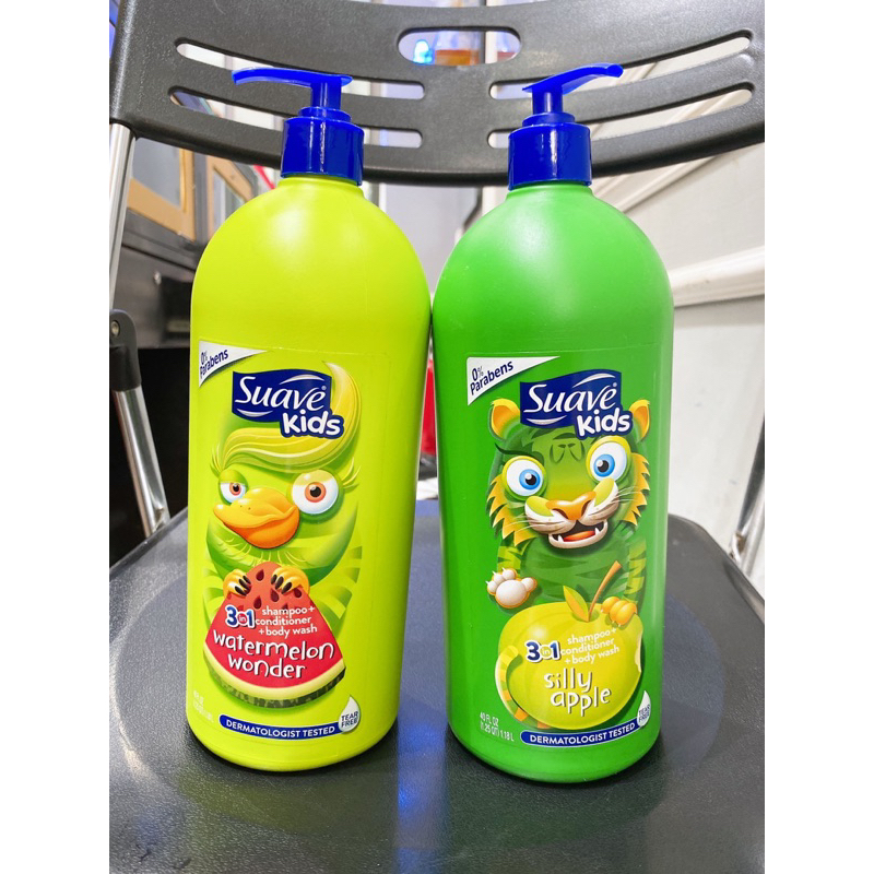 Sữa tắm gội 3in1 Suave kids - Mỹ- 1.18l
