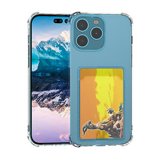 Ốp lưng dành cho iphone 15 promax/ iphone 15 pro/ iphone 15 plus/ iphone 15 kai.n clear slot dual case