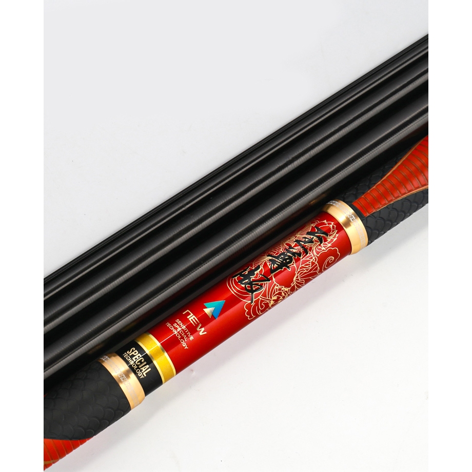 KhaLy Cần Câu Cá Tầm Xanh CHÍ TÔN THẾ HỆ 6 Độ Cứng 22h, Cần Câu Đơn Đài Chuyên Săn Hàng