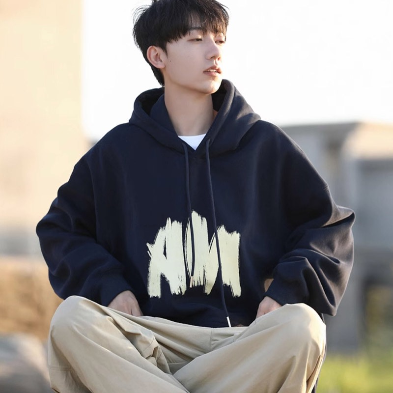 Áo Hoodie AM Nỉ Bông Basic, Áo Hoodie Unisex Thiết Kế Trẻ Trung, Cực Dễ Phối Đồ Fox Luxury