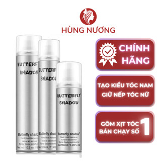 Gôm xịt tóc Butterfly Shadow 150ml 320ml 600ml chính hãng gôm bạc,keo xịt tóc giữ nếp tạo kiểu tóc nam nữ