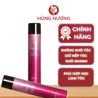 Gôm xịt tóc, tạo kiểu, định hình tóc Obsidian Strong Hold Spray 300ml Hàn Quốc