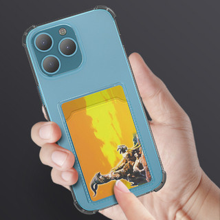 Ốp lưng trong suốt có ngăn đựng thẻ kai.n clear slot dual case cho iphone 15 promax/ iphone 15 pro/ iphone 15 plus/ 15