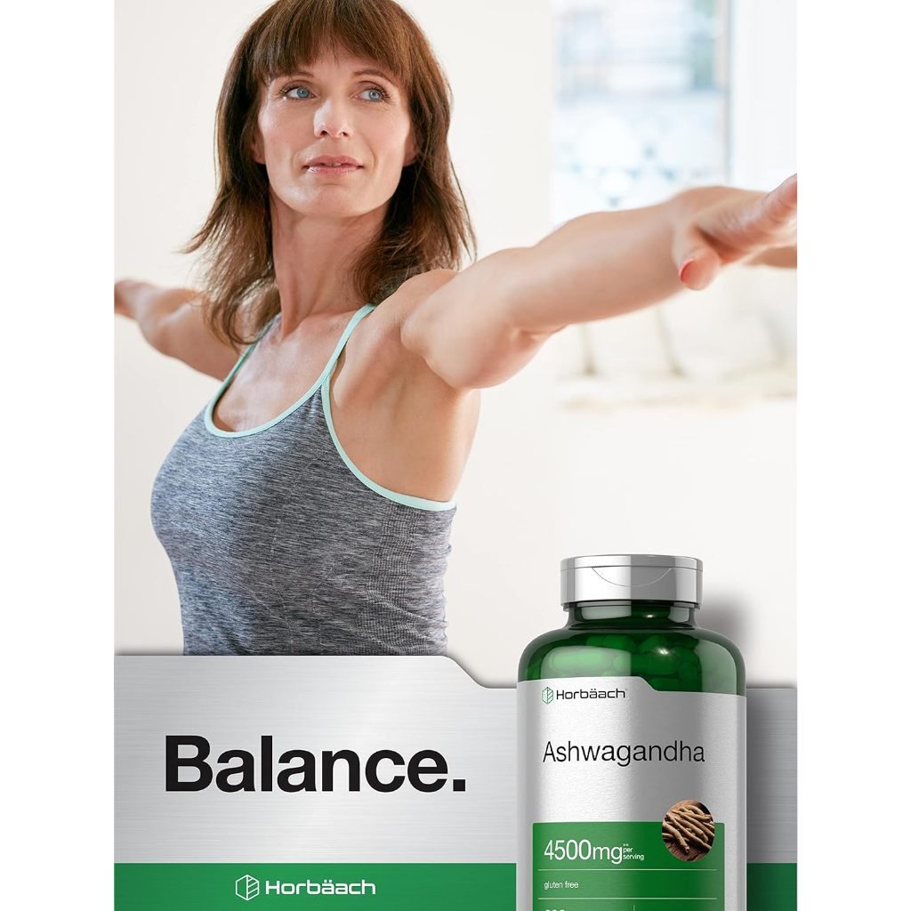 Viên uống nhân sâm Ấn Độ Ashwagandha 4500mg Horbaach