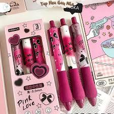 Bút gel Moka béo lùn ngộ nghĩnh đáng yêu có đệm tay - Giao màu và hình ngẫu nhiên