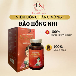 Viên uống tăng vòng 1 Đào Hồng Nhi 150g, viên uống cân bằng nội tiết tố nữ, viên uống dưỡng tráng da