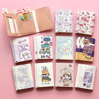 Ví/ bóp dễ thương nhiều ngăn đựng thẻ, card, cmnd đa năng gập 3 vgcha55