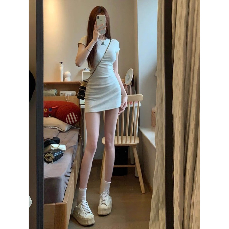 Đầm Body 1ESS Gân Tăm Cotton