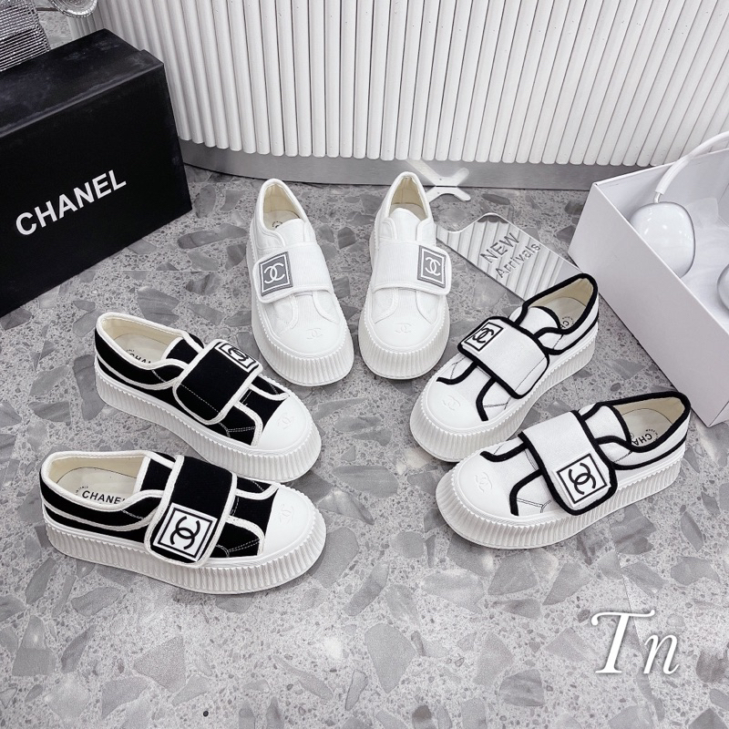 ✨✨Thể thao chaneoo quai dán nâng đế