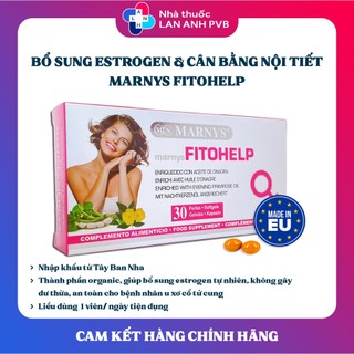 MARNYS FITOHELP (Hàng nhập khẩu) - Viên uống bổ sung estrogen & cân bằng nội tiết tố nữ.