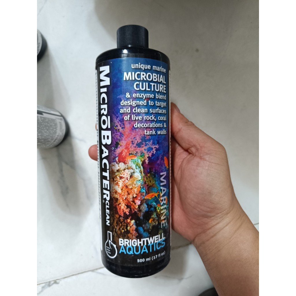 Vi sinh MicroBacter 7, thức ăn vi sinh Reef BioFuel và Vi sinh MICROBACTER CLEAN cho hồ cá biển, bể nước mặn