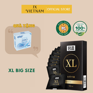 Bao cao su xl size lớn 55mm – hộp 10 chiếc