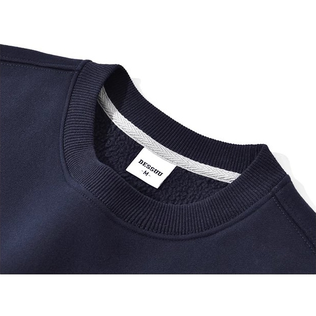 Áo sweater Dessuu nỉ bông dày in hỉnh thỏ tenis