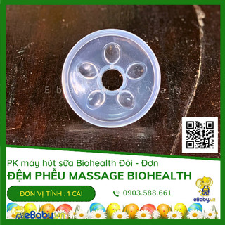 Đệm phễu massage Biohealth -  Phễu silicon massage dùng cho máy hút sữa Biohealth ĐƠN_ĐÔI - Mua nhiều giá rẻ
