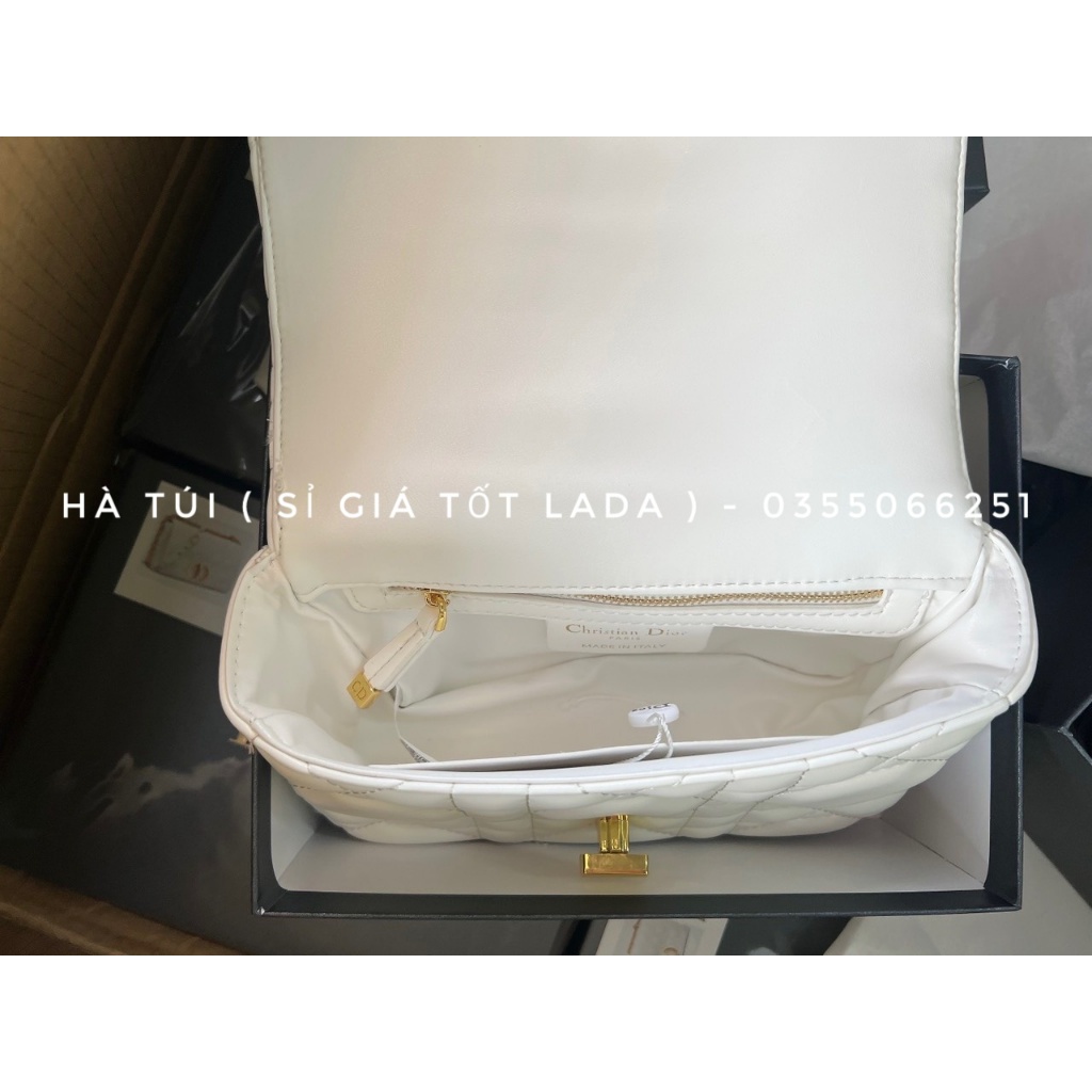 Túi đeo vai Đi ô CD trần ô dày dặn chuẩn đẹp