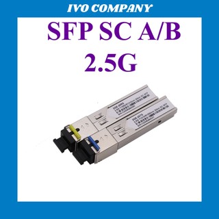 Module sfp sc 1fo 2.5gbps single mode single fiber a/b