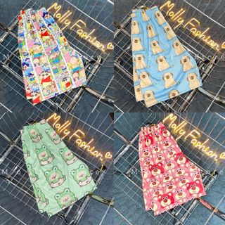 Quần Short hoạt hình Unisex BST 01 ❤️ Quần đùi nam nữ mặc nhà Freesize 38-65kg Molly Store