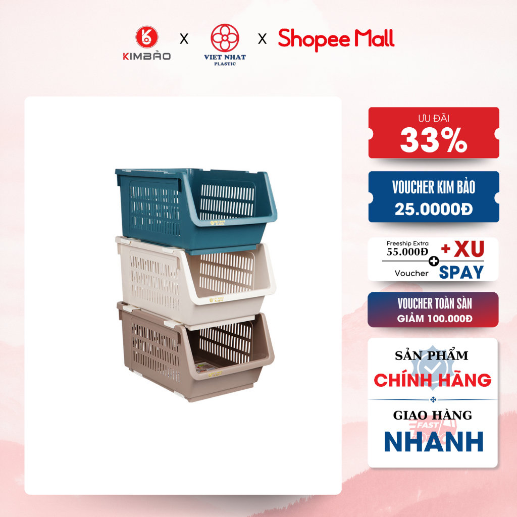 Kệ xếp tầng đa năng Việt Nhật 5569 - Việt Nhật Plastic HN