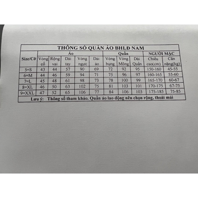 Quần Áo Bảo Hộ Lao Động,Công Nhân,Quần Áo Kaki Nam Định