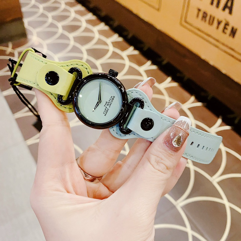 CHÍNH HÃNG_Đồng Hồ Nữ MARC JACOBS Size 32mm, dây da thiết kế thời trang FULLBOX