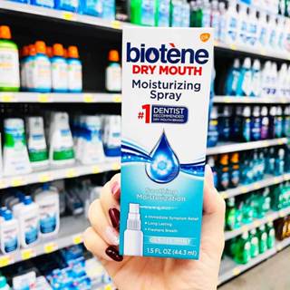 Xịt chống khô miệng Biotène Dry Mouth Moisturizing Spray - Gentle Mint, 44.3ml