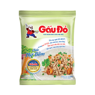 Combo 10 gói cháo thịt bằm gấu đỏ 50g