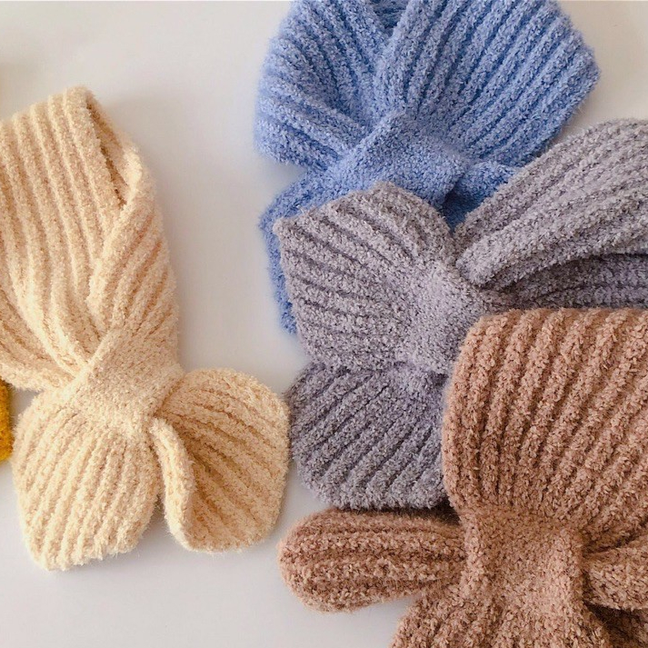 Khăn len quàng cổ mùa đông dành cho bé gái mã T11 quà tặng cho bé