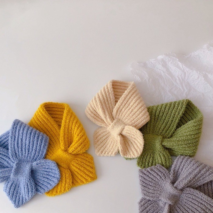 Khăn len quàng cổ mùa đông dành cho bé gái mã T11 quà tặng cho bé