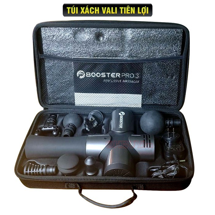Vali đựng súng massage Booster các dòng M2-B, MINI LS, PRO 2, PRO 3, T, E, M2, X3 | OKbuy