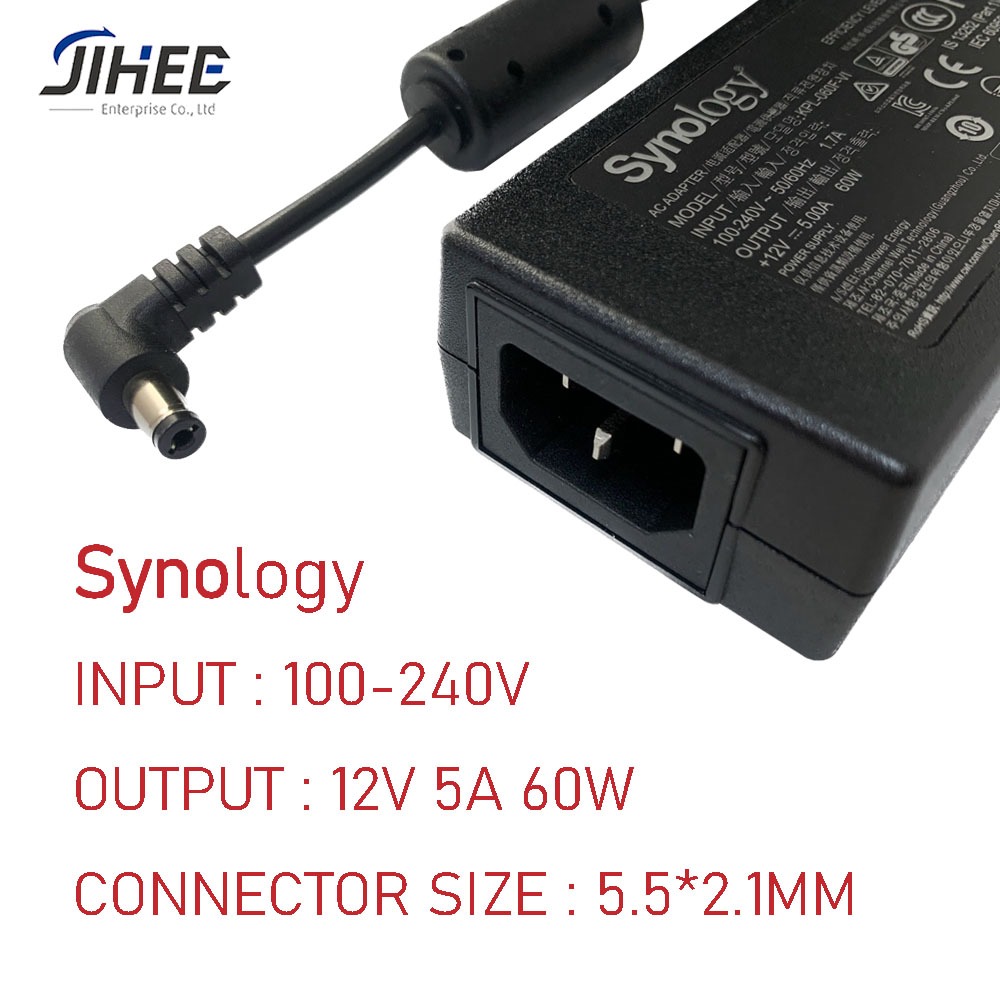 Adaptor 12V/5A/60W Xịn bóc từ Nas Synology