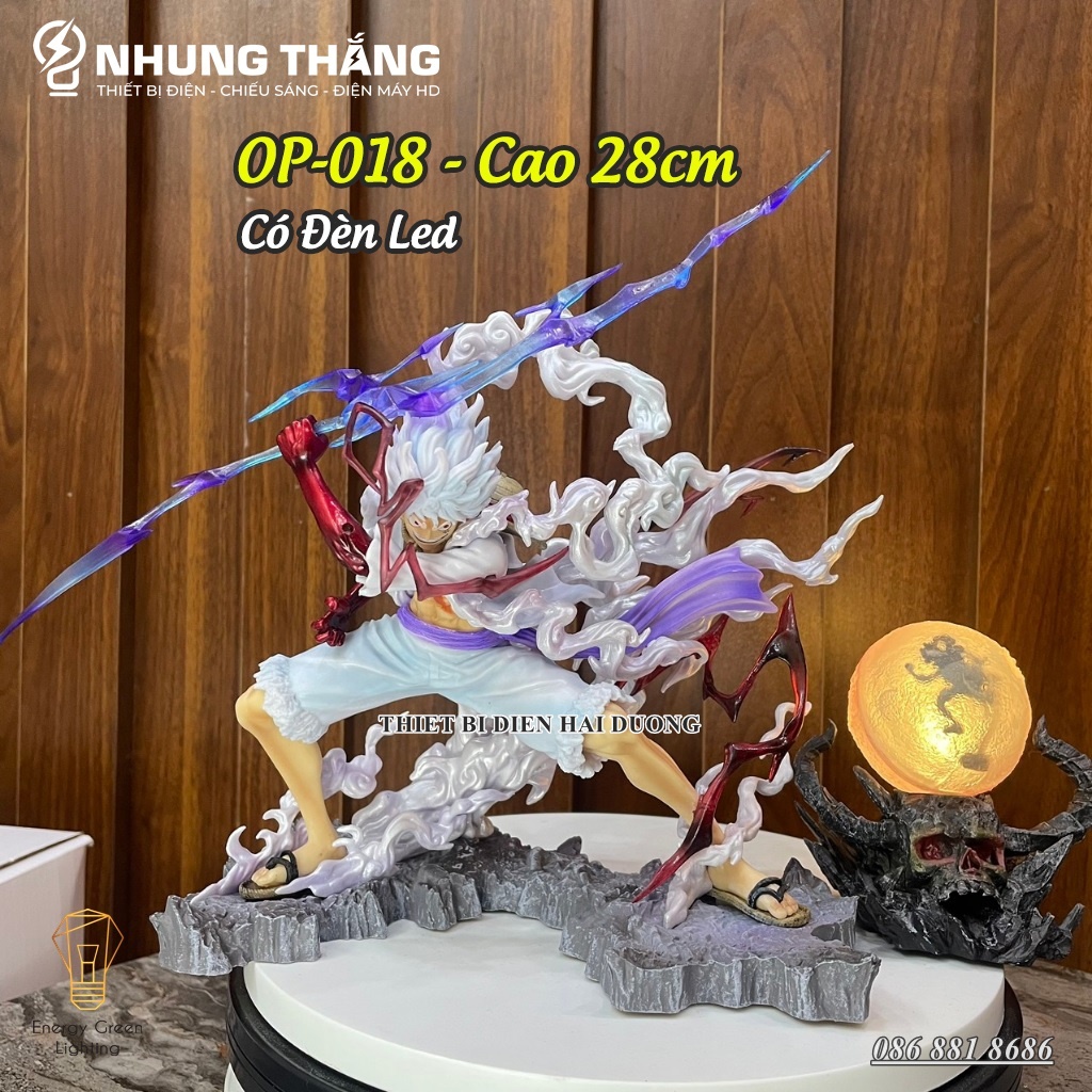 6 Mẫu - Mô Hình Nhân Vật One Piece - Siêu Phẩm Luffy Gear 5 Siêu Đẹp - Cao 16cm-28cm