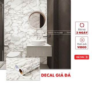 Giấy dán tường giả đá dán mặt bàn bếp, decal vân đá nhiều mẫu đẹp giá rẻ khổ 1.2mx0.5m