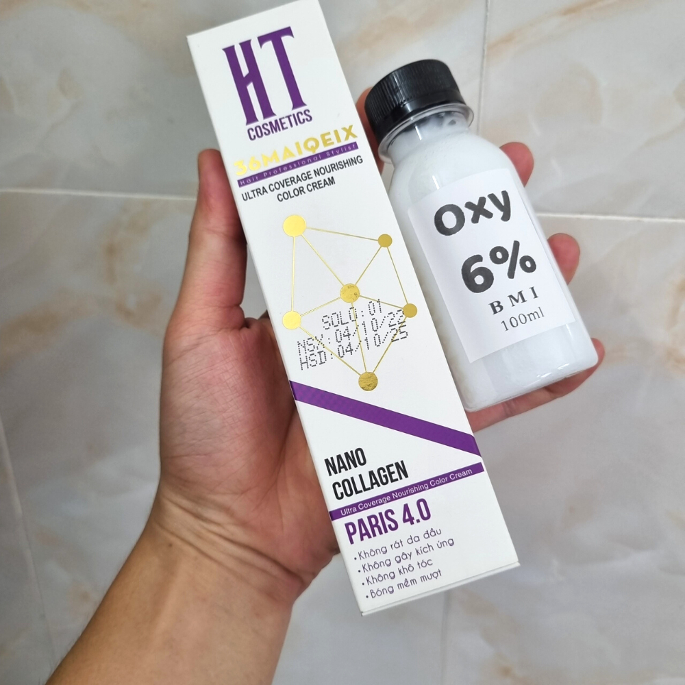 Thuốc nhuộm HT 36 MAIQEIX , Không rát da đầu , Không gây khô tóc , 100ml.