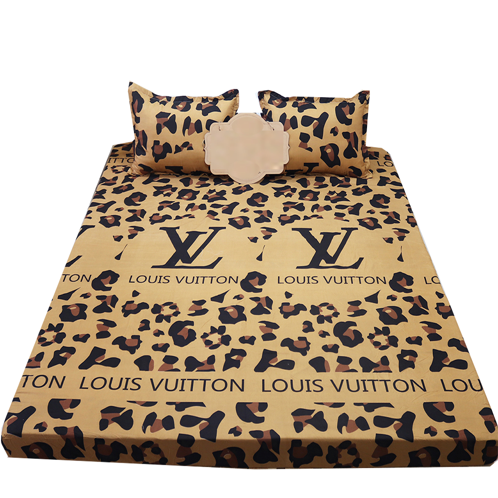 Combo 3 Món Ga Gối Cotton poly Thương Hiệu Mẫu Dior Sang Trọng, Tinh Tế