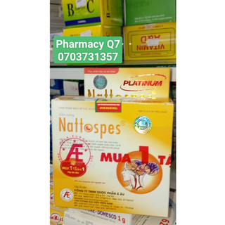 ✅ CÓ SHIPNOW Combo viên uống nattospes 180 viên tặng kèm hộp 30 viên natospes natopes natopet