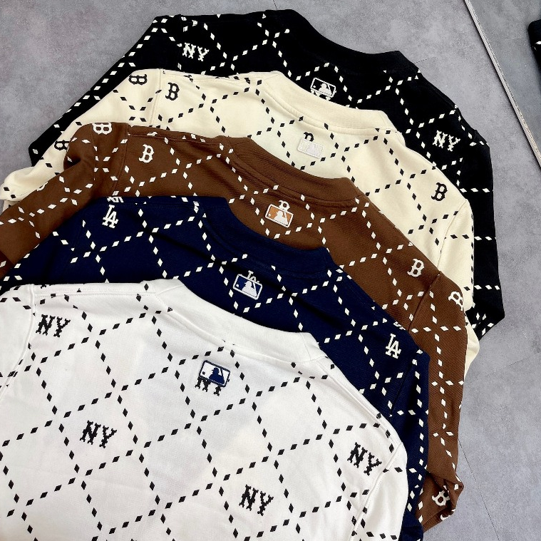 Áo nỉ Cardigan nam nữ MLB NY nhiều màu hàng xuất dư cao cấp phong cách Hàn Quốc