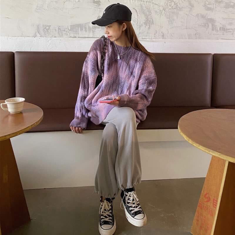 Áo len loang form rộng