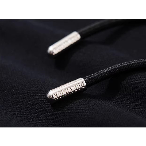 Áo hoodie Dessuu nỉ lót bông dày thêu hình thỏ ở ngực