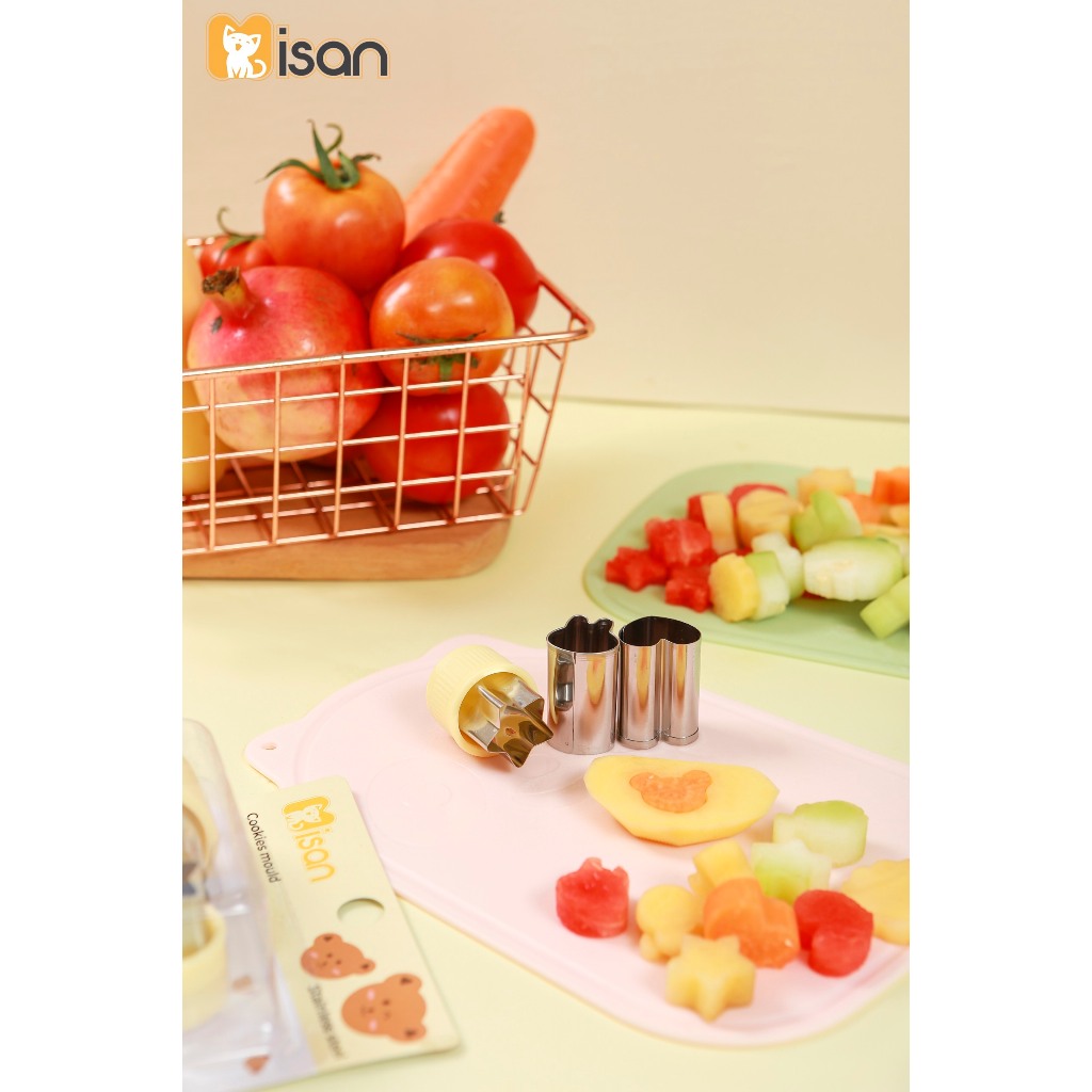Khuôn nhấn tạo hình rau củ 8 chi tiết Missan