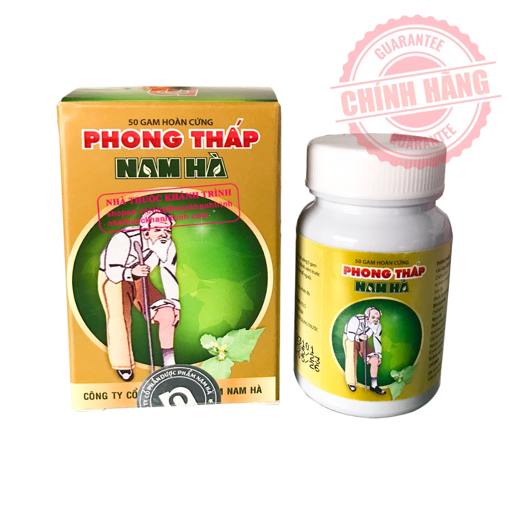 Hoàn Phong Thấp Nam Hà - Lọ 50g - Hỗ Trợ Phong Tê Thấp, Tê Bì Chân Tay, Nhức Mỏi Xương Khớp - chính hãng