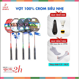 [SHIP HOẢ TỐC] Vợt Cầu Lông Khung Crom 100% Siêu Bền Đẹp, vợt cầu lông giá rẻ - LYLYSPORT