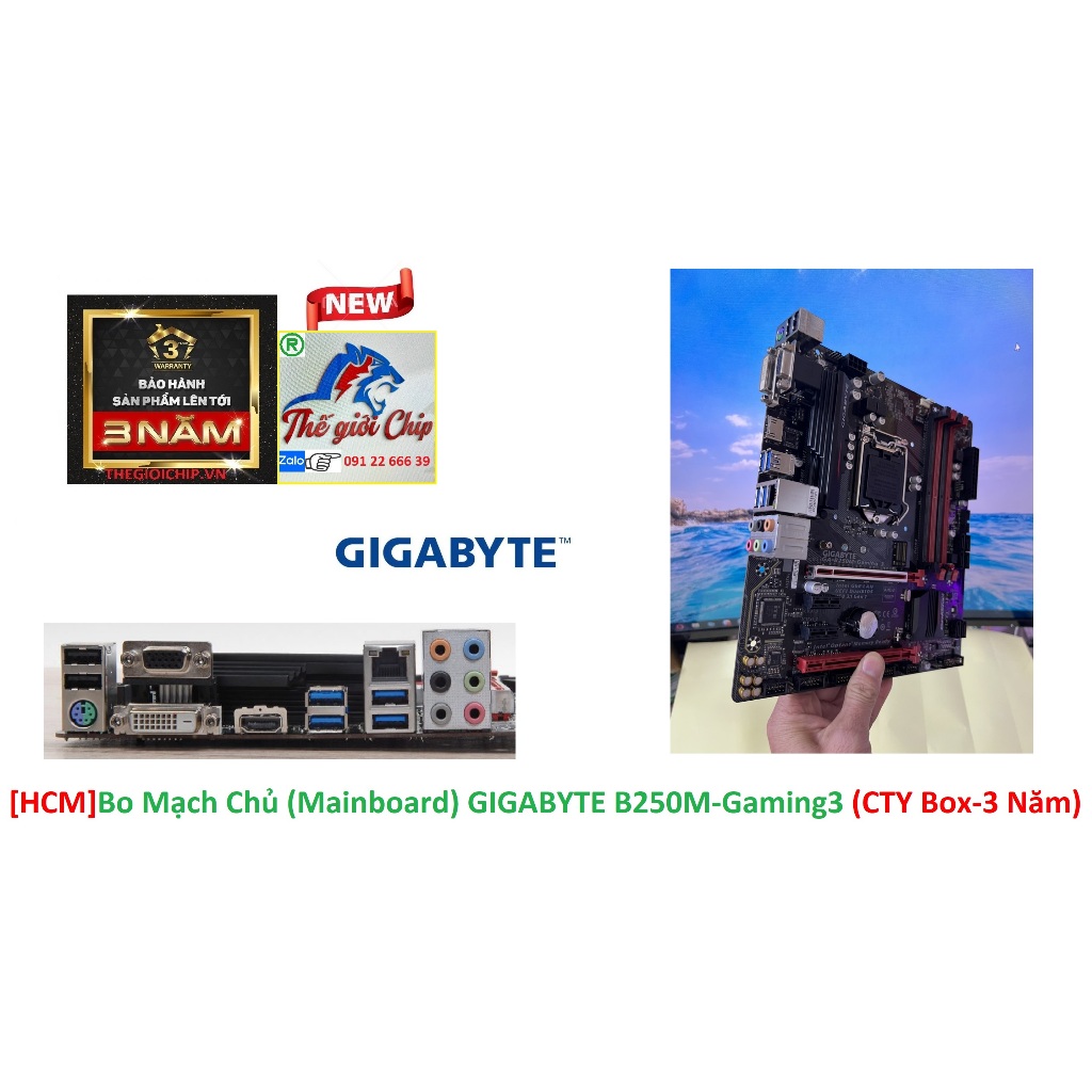Bo Mạch Chủ  GIGABYTE B250M-Gaming3